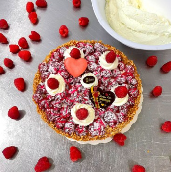 Tarte framboises (6p)