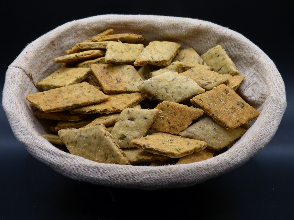 Les Canistrelli Fenouil Biscuit salé huile d'olive et fenouil 200g