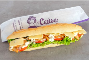 Sandwich poulet kebab