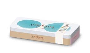 La boite en métal Giandujas 260gnet 28 giandujas aux deux noisettes à 22.70€