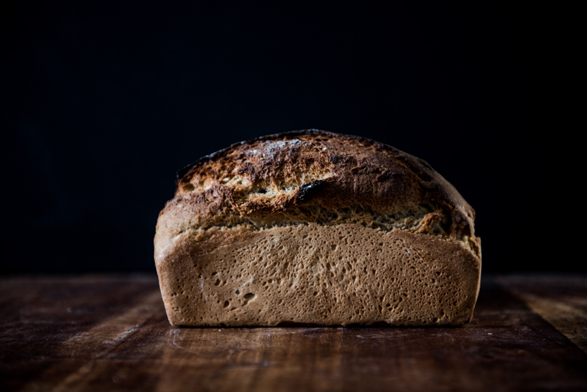 Pain de campagne nature (levain de seigle farine bise) moulé 900g