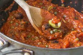 Sauce tomate olives artichaut légumes