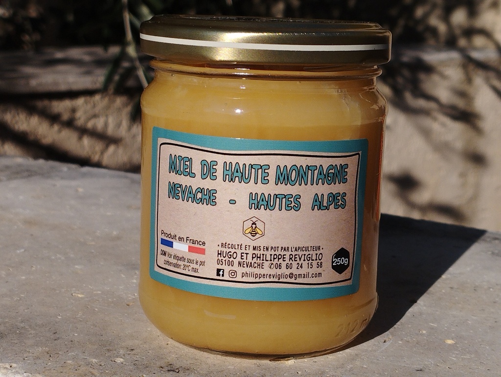 Miel de montagne hautes Alpes 1 kg