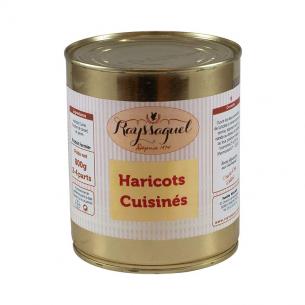 Haricots cuisinés à la ventrèche de Porc - 800 gr