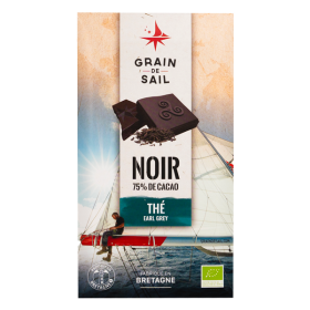 Chocolat tablette noir sésame torréfié bio 100g