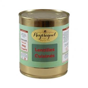 Lentilles à la saucisse de Toulouse et aux manchons de canard confits - 620 gr