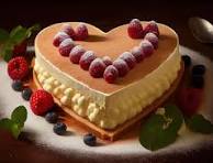 Génoise garnie grand Marnier cœur pour deux personnes