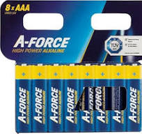 Piles A-force AAA 8 pièces