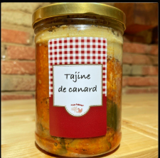 Tajine de canard bocal 750g