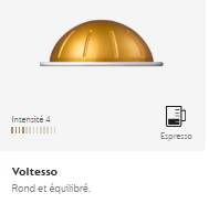 Nespresso Vertuo Voltesso