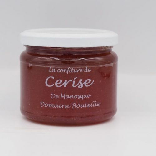 Confiture de cerise lavande pot de 350g