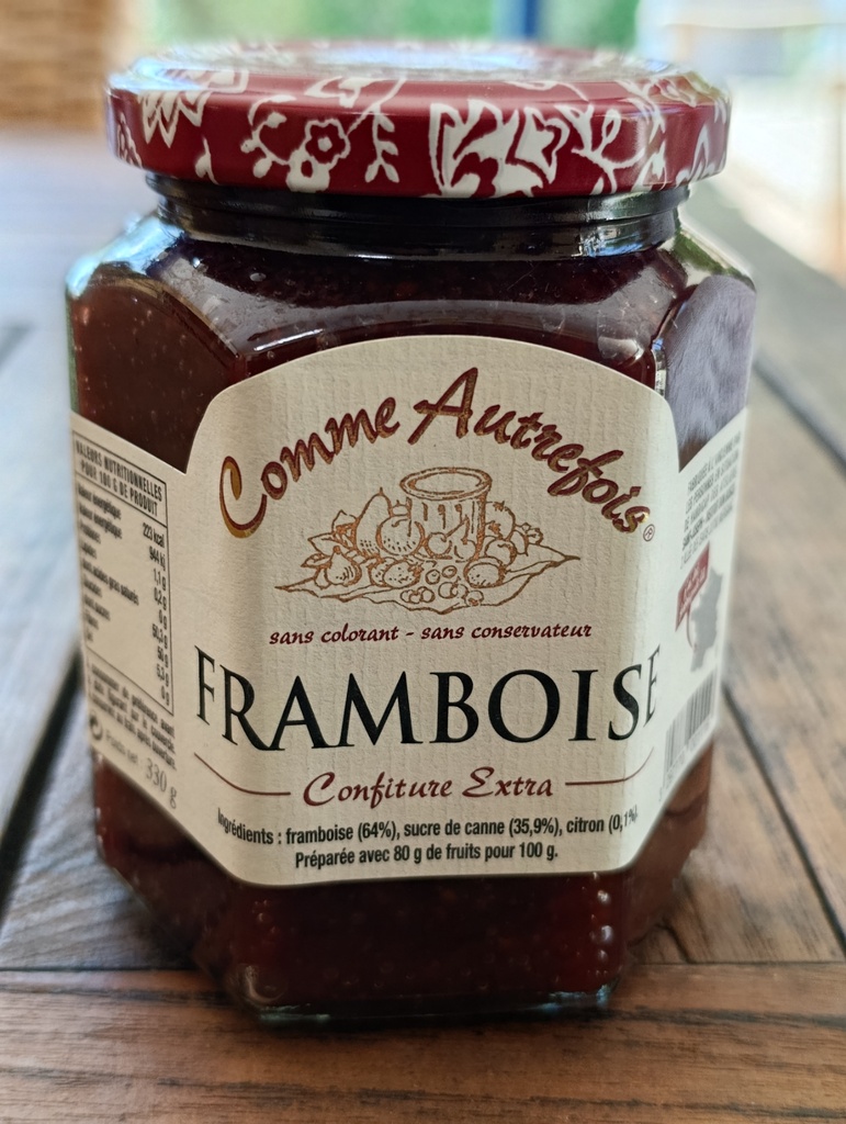 Confiture framboise 330g