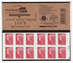Carnet de 12 timbres