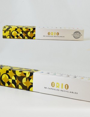 Capsules aluminium compatibles Nespresso® par 10 Brésil - 55gr