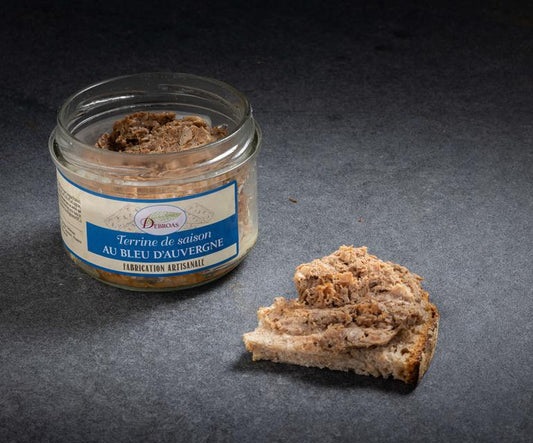 Terrine de saison au bleu d'auvergne 180g