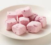 Guimauves framboise le sachet de 100g