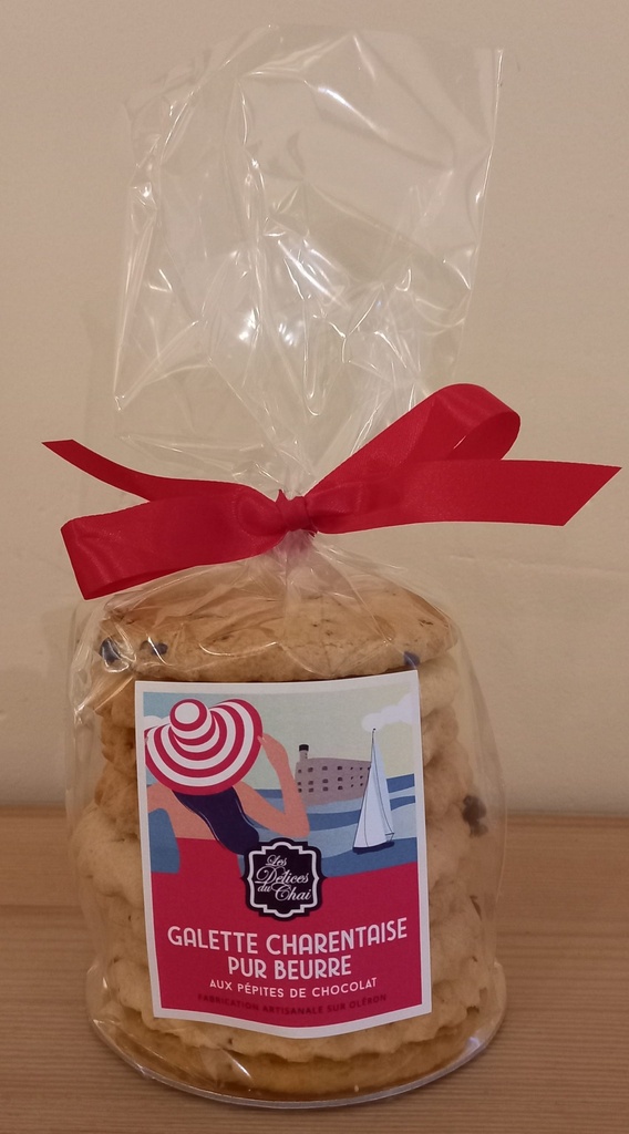 Galettes aux pépites de chocolat (sachet de 8 galettes).