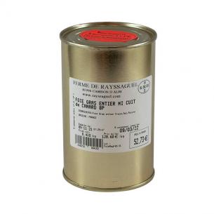 Foie gras entier de canard mi-cuit 210g 4 pers (boite)