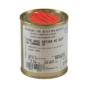 Foie gras entier de canard mi-cuit 420g 8 pers (boite)