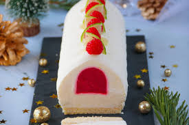 La buche glacée framboisine (vanille, framboise) la part