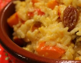 Risotto de potimarron à l'orientale 4 pers