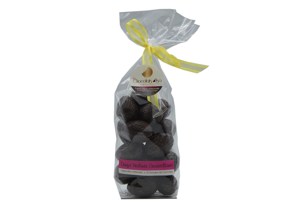 Œufs Pralinés Croustillants Chocolat Noir