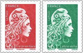 Carnet timbres rouges x12