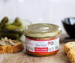 Lot de 5 Verrines de Pâté: Armagnac, Cèpes, Jurançon, Piment d'Espelette, Magret Fumé 180 g X 5