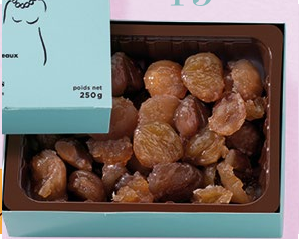 Marrons glacés en morceaux 250g