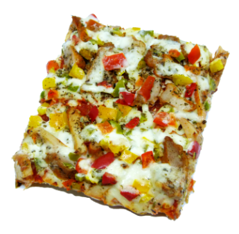 Pizza kebab poivrons