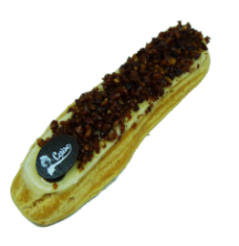 Eclair vanille bourbon noix de pécan