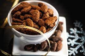 Fèves de Cacao Moelleuses Enrobées de Chocolat et poudre de Cacao – Vanille 200gr