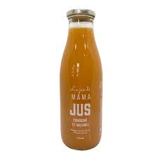 Jus 100% naturels sans additifs ni conservateurs mama-Pomme Carotte Orange Ananas Citron (75cl)