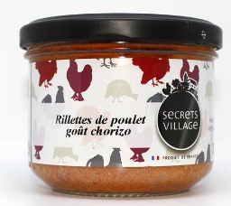 Rillette de poulet au chorizo 100g