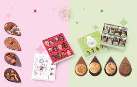 Les amandes enrobées  chocolat 240g à 18.95€