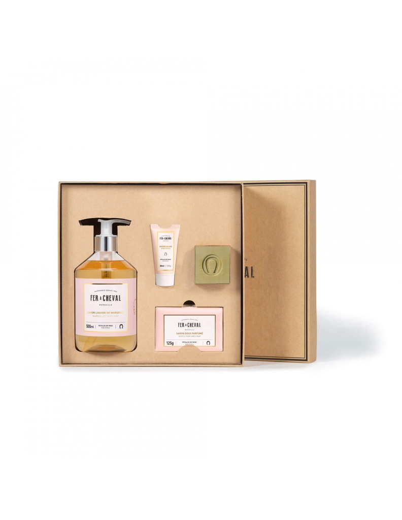 Coffret tendresse rose 100% olive