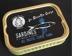 Sardines Pastis Dami Corse Corsican Brothers