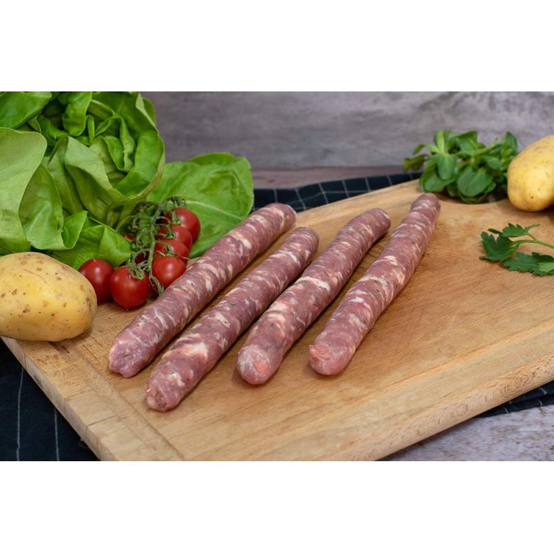Saucisse fine et fraîche de Toulouse aux herbes - 250 gr