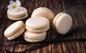 Macaron vanille par 12