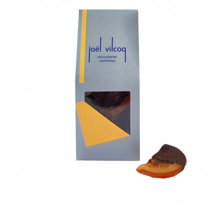 1/2 tranches d’orange enrobées de chocolat noir - 150g