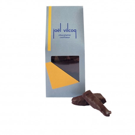 Orangettes enrobées de chocolat noir - 150g