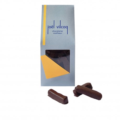 Gigembrettes enrobées de chocolat noir - 150g