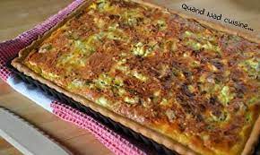 Plaque de quiche thon/frita 60 X 40