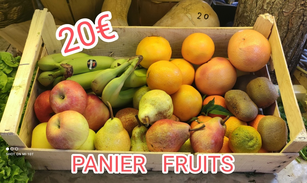 Panier fruits 20€