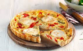 Plaque de quiche chèvre/légume 60 X 40