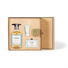 Coffret pur olive aqua marine