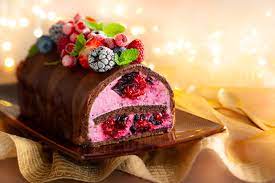 Buche fruits rouge 6 personnes