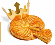 Galette des rois pistache/chocolat 8 parts