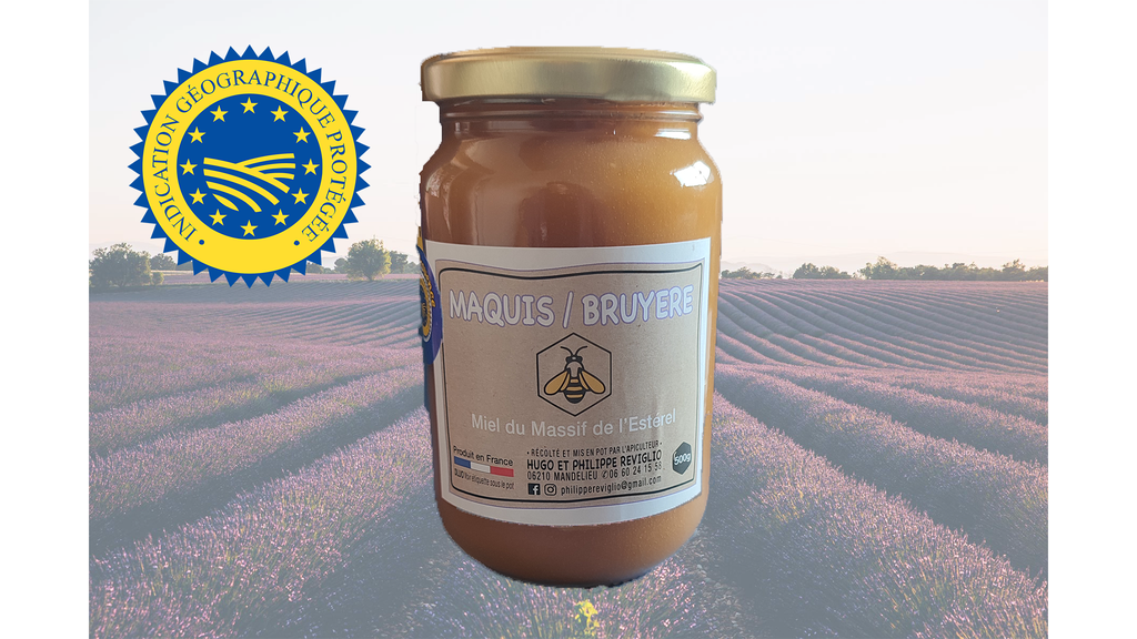 Miel de bruyère Mandelieu 500 g
