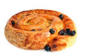 Viennoiserie pain aux raisins